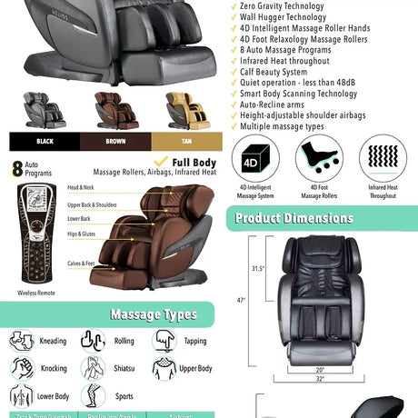Helios HM5500 Massage Chair
