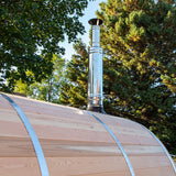 Dundalk Leisurecraft Woodburning Heater Parts Chimney & Heat Shield Set For Out The TOP With Water Tank Sauna Chimney