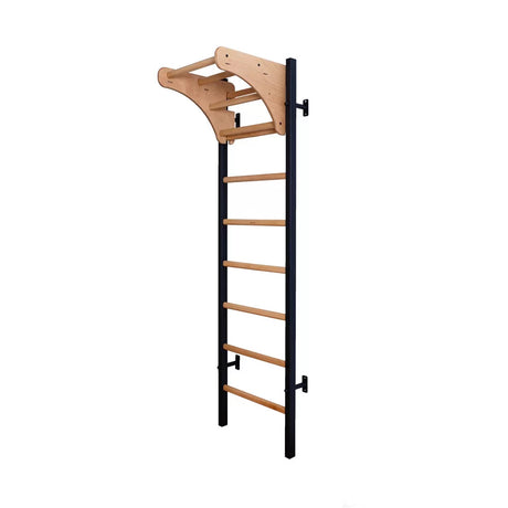BenchK Wall Bars With An Adjustable Beech Wooden Pull-Up Bar 211 Wall Bars