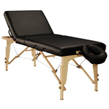Master Massage 30" Midas Tilt Portable Massage Table Package Backrest Liftback Tattoo and Salon Table black