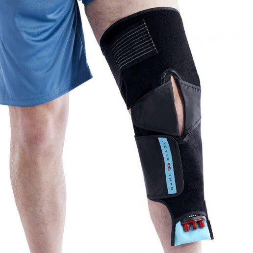 Game Ready Articulated Knee Wrap With ATX Leg And Knee Massagers Cold Compression