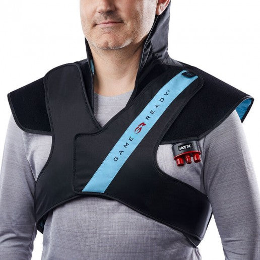 Game Ready C-T Spine Wrap with ATX Spine Massagers Cold Compression