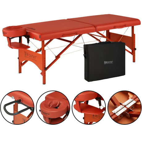 Master Massage FAIRLANE™ Portable Massage Table Package With Ambient Light System