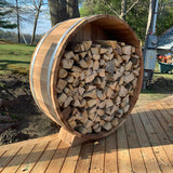 Dundalk Leisurecraft 5' Clear Cedar Firewood Storage Hot Tub Accessories