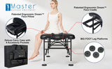 Master Massage Mars Foldable and Portable Athlete Support Hub and Sports Training Treatment Recovery Station Desk & Kinesiology Taping Table-Lightweight Only 22lbs