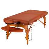 Master Massage 31" SANTANA™ Portable Massage Table Package With Therma-Top®-Adjustable Heating System, Shiatsu Cables, Reiki Panels! (Mountain Red)
